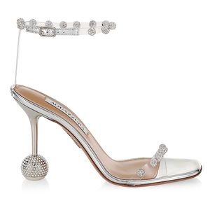 Aquazzura Secrets Crystal-Embellished Sandals